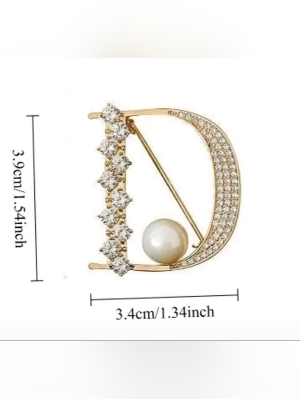 Designer Style Brooch - Picture 5 of 7